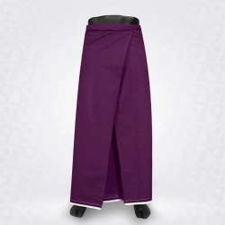 Deep Violet  Plain Cotton Lungi